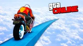 НЕРЕАЛЬНЫЙ МОТОПАРКУР НА СУМАСШЕДШЕЙ ВЫСОТЕ С БЕСКОНЕЧНЫМ ГЛАЙДОМ В GTA 5 ONLINE