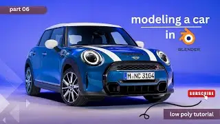 Master 3D Modeling: Create the Back of a Mini Cooper in Blender | Low Poly Car Tutorial