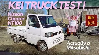 Kei Truck Test! Nissan Clipper NT100 (actually a Mitsubishi Minicab) ニッサン クリッパー