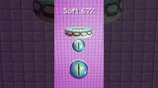 0% vs 100% Soft Minecraft 3D Simulation 💎⛏️