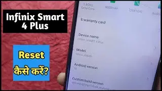 Infinix Smart 4 Plus Reset Kaise Kare | Infinix Smart 4 Plus Factory Data Reset| Infinix Phone Reset