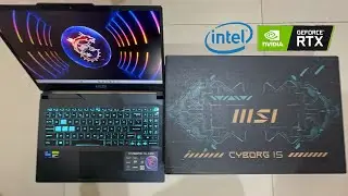 MSI CYBORG 15 A12V | GAMING LAPTOP CORE i7 | RTX 4TH GEN 4060 GDDR6