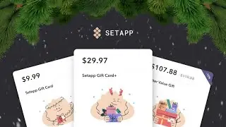 Gift the joy of saved time with Setapp Gift Card