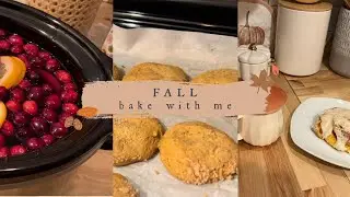 FALL VLOG | grocery haul, making mulled wine, pumpkin cinnamon rolls & cookies!