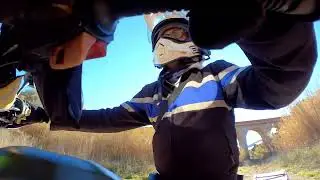 Subida en moto trail del rio Altea hasta Guadalest
