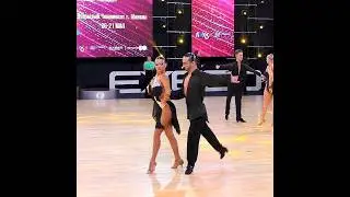 Cha cha cha / Kliushina Zhannetta & Usov Vladimir (Moscow) - ProAm Super Cup Int. Latin 1/2