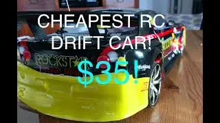 RC Drift Car CHEAPEST 1:10 SCALE $35 REVIEW