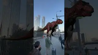 Tyrannosaurus T Rex chase! Part 34! My Jurassic Park! New fan movie 2024! Funny film about dinosaurs