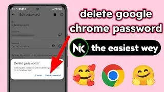 How to delete saved passwords on chrome