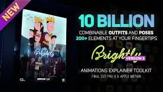 [DP669] Brightly V3.0 | Animations Explainer Toolkit - Promo