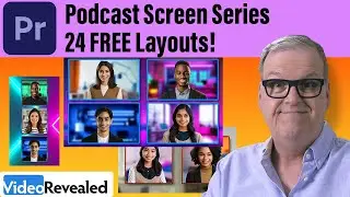 Podcast Screen Series - 24 FREE Layouts!