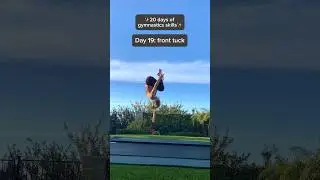 ✨Front tuck tutorial✨ #tumbling #tutorial #fronttuck #frontflip #gymnastics #trampoline