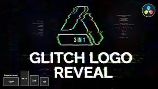 Glitch Logo Reveal ★ DaVinci Resolve Templates ★