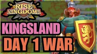 Kingsland DAY 1 WARFARE LIVE! Crazy Scipo Aemilianus rally and REPORTS! Rise Of Kingdoms