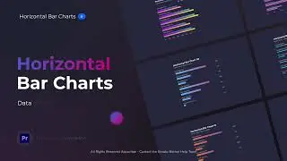 Gradient Horizontal Bar Charts MOGRT for Premiere Pro Template