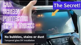 How to install a Bolt EV car screen protector the right way