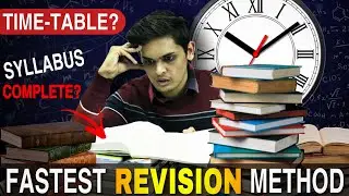 Fastest Revision method🤯| Toppers Revision Timetable| Prashant Kirad