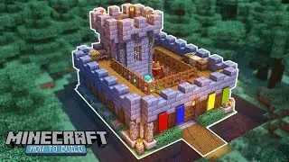 Minecraft: How to Build a Small Castle | Small Survival Castle Tutorial