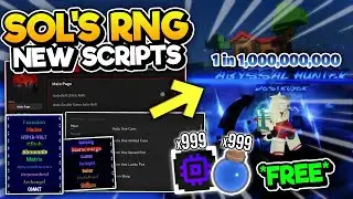 [NEW] Sol's Rng Script Hack | Infinite Potions, Fast Roll | Free  Buff & Gamepass | *PC + MOBILE* ✨