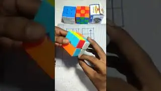 How to solve A 2x2 rubik's cube #shorts