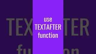 Easy with EXCEL TEXTAFTER function to Separate First Name from Full Name