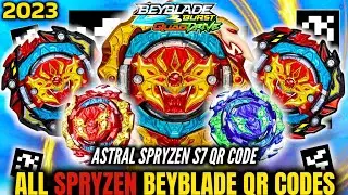 ASTRAL SPRYZEN S7 QR CODE | All Spryzen QR Codes | New QR Codes | BEYBLADE BURST QUAD DRIVE