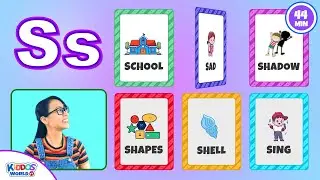 Miss V Teaching Kids 6 Words ABC Digital Flashcards - Learning English Vocabulary