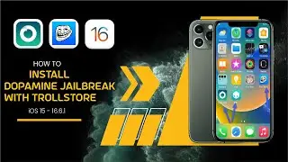 Install Dopamine Jailbreak 2.0 iOS 15 - 16.5 - 16.6.1 with TrollStore 2 (No Computer)