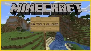 MINECRAFT WITH NO TOOLS!