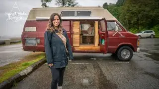 Solo Female VanLife | Restoring old Camper with unique Budget build.