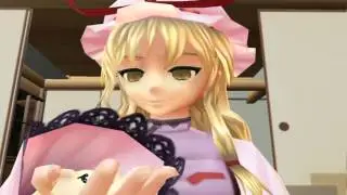 【MMD】Yukari Yakumo is shrink vore【八雲紫の丸呑み】