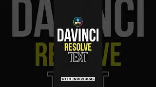 Advanced Title Animations in DaVinci Resolve #davinciresolve