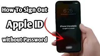 How To Sign Out Apple ID Without Password 2023✔️