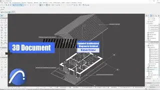 Exploded Architectural Diagram in Archicad