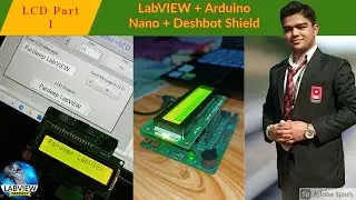 LabVIEW | Print Message from labview to LCD |  LabVIEW + Arduino + LCD | LabVIEW Programming