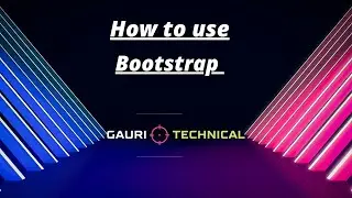 How to use Bootstrap in Html  | Bootstrap Hindi tutorial