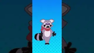 Rambley The Raccoon IN 3D!!!! #animation #indigopark #rambley