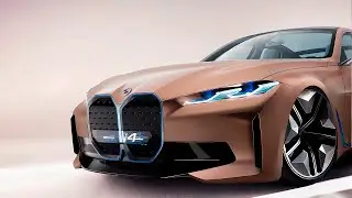 BMW I4 GOLD CONCEPT