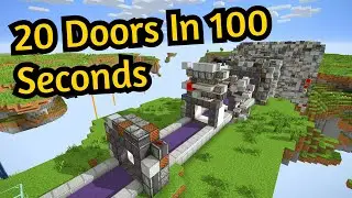 Minecraft 20 Doors in 100 Seconds (10K Special)