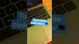 Top 5 online code editors💻 #coding #ide #code #shorts