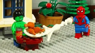 Lego City Spiderman Hulk Food Robbery