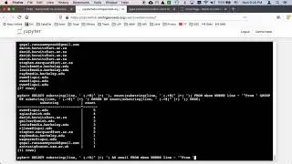 PostgreSQL Demonstration: Flat files, Regular Expressions, Storing Email