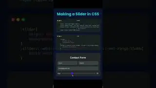 Making range slider using HTML CSS | Pick range number #htmlfullcourse #htmlfulltutorial #css #java