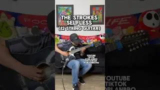 Selfless by the strokes 12 string guitar cover