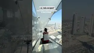 VOCÊ TERIA CORAGEM DE DESCER NESSE ESCORREGADOR EM DUBAI? 😱 #dubai #skyviews #dubaivlog