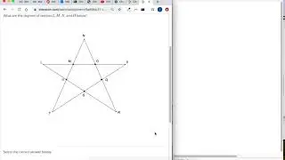 Determine the degree of a vertex