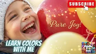 Color Balloons Come Again | Learn Colors with Bouncy Balloons | Pebble Pop Kids