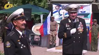 В ЧЕСТЬ ДНЯ ВМФ РФ, В СКВЕРЕ ВОИНОВ-ИНТЕРНАЦИОНАЛИСТОВ ОТКРЫТ ПАМЯТНЫЙ ЗНАК ЖЕЛЕЗНОГОРСКИМ МОРЯКАМ