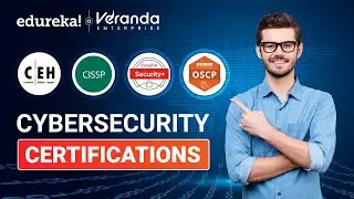 🔥 Cybersecurity Certification | Top 5 Cybersecurity Certifications To Get In 2024 | Edureka