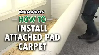 How To Install Attached Pad Carpet | Menards